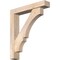 Ekena Millwork Balboa Block Smooth Bracket w/ Offset Brace, Douglas Fir, 5 1/2"W x 30"D x 34"H BKT0604X30X34BOA05SDF - alternate 1
